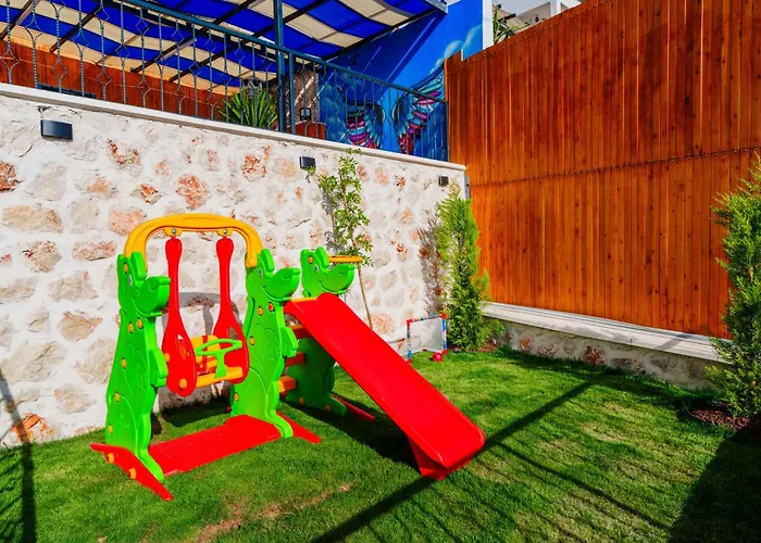 别墅 Kalkan'da Deniz Manzarali Lueks Tatil Villasi *