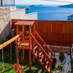 فيلة Kalkan'da Deniz Manzarali Lueks Tatil Villasi كاس